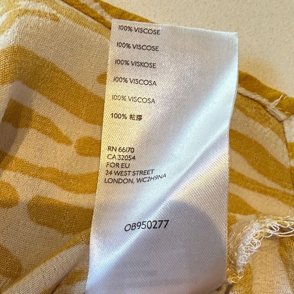 🆕 Mauve by Anthropology Zebra Print Relaxed Cargo Pocket Blouse, Size S - Picture 10 of 10